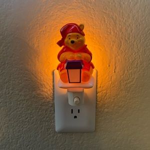 Pooh bear plug in night lights